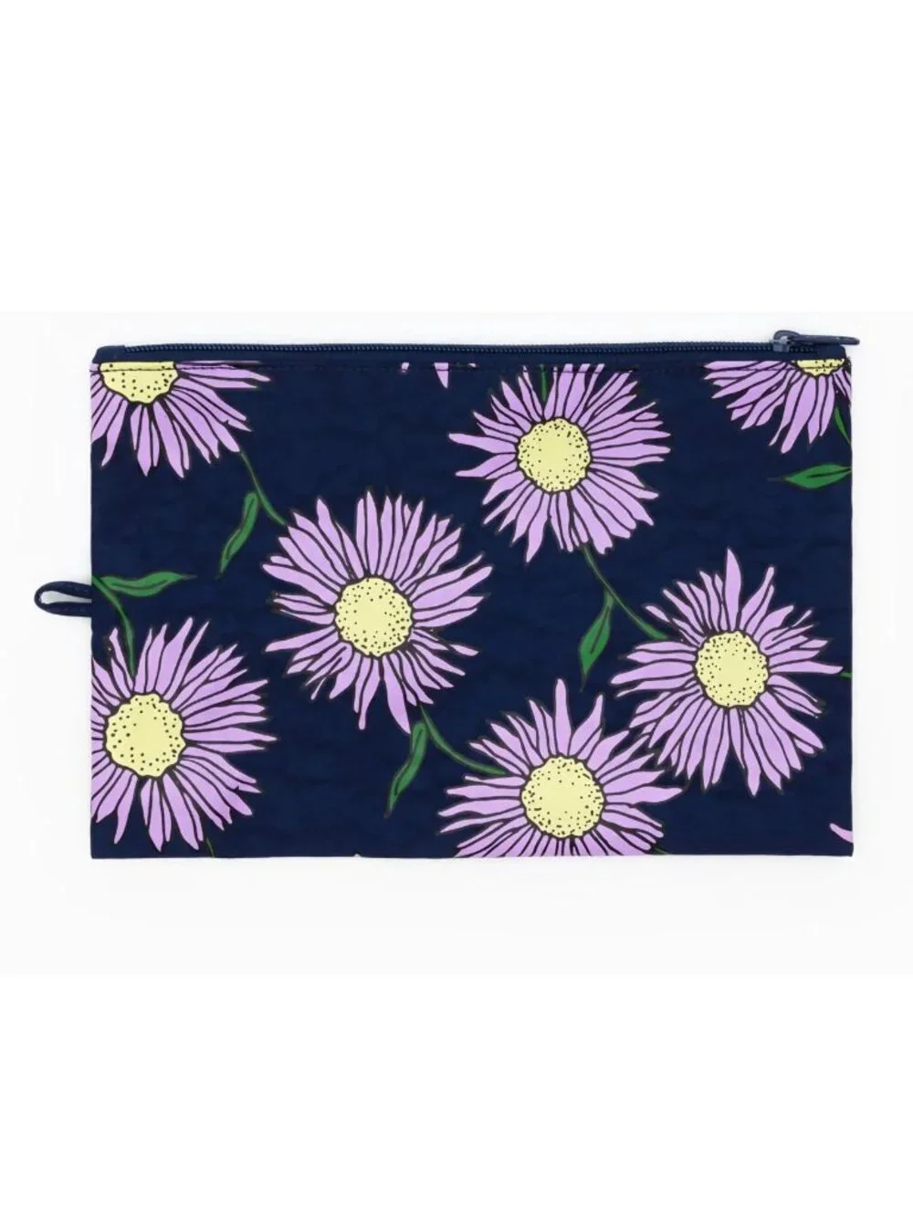 NWOT Baggu Flat Pouch Large - Daisy Chain (Night Orchard)